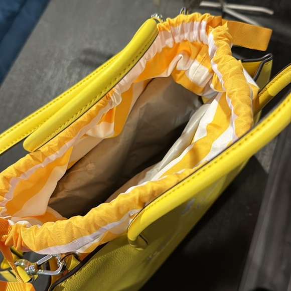 Kate spade yellow small tote bag! New with tags! - Picture 2 of 8